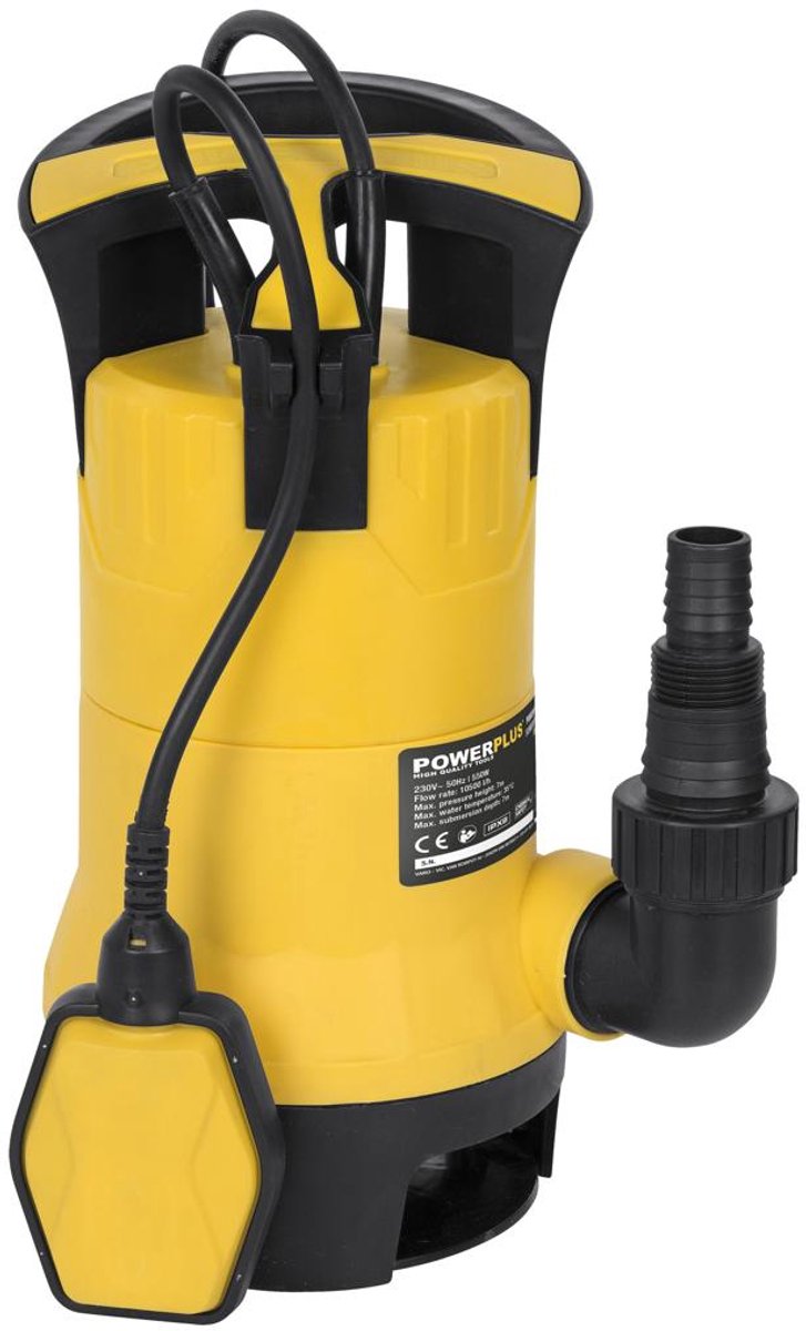 Pompe à eau électrique Powerplus POWXG9513 - Pompe submersible 550 W, température maximale de 35°C et débit de 10500 l heure, outils de jardin