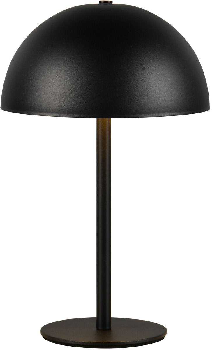 Rl vis ta lumière réalité munoz - lampe de table - noir mat - incl. 1x SMD 1,3 W - Touch 4 étapes - Connexion USB - rechargeable - sans fil