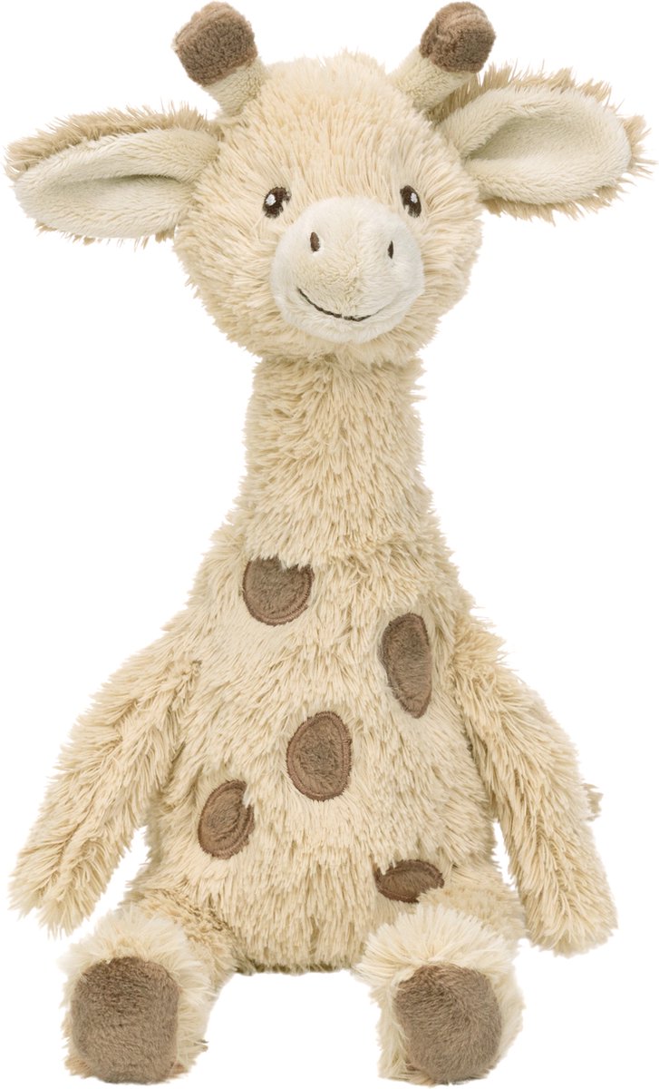 Happy horse girafe gus peluche 32 cm - beige - peluche bébé