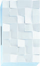 Friedland - facette filaire en forme de cloche - blanc