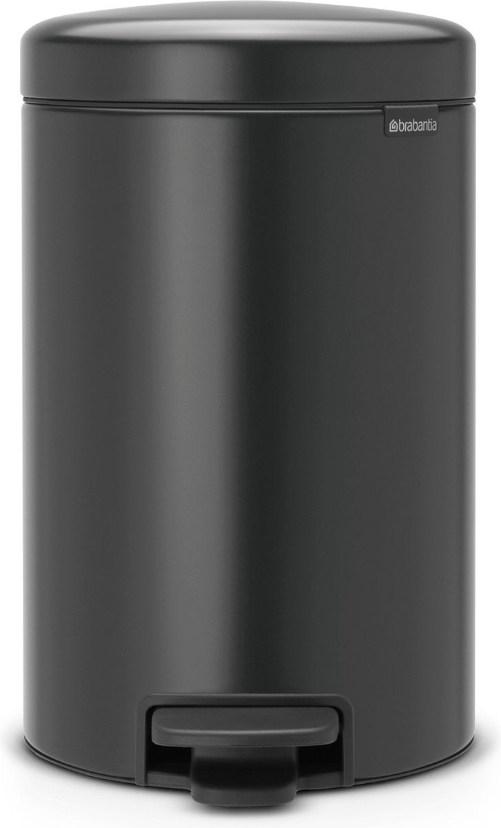 Poubelle Brabantia newicon - 12 litres - gris confiant