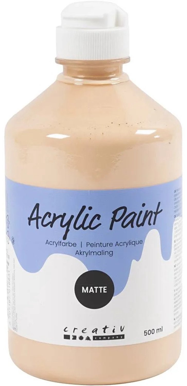 Mat de peinture en acrylique Creativ Company, beige léger, 500 ml 1 bouteille
