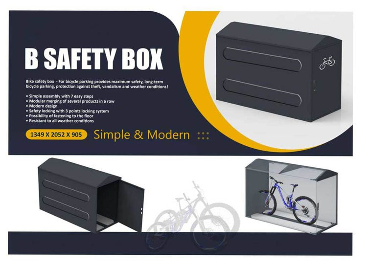 Casier à vélo sans marque coffre-fort pour vélo * sur commande *