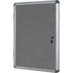 Vitrine bi.office magnétique vt630103150 aluminium verrouillable