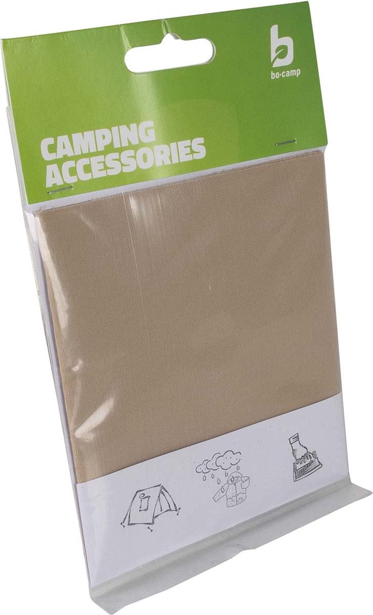 Bo-camp - chiffon de réparation - thermocollant - coton - beige