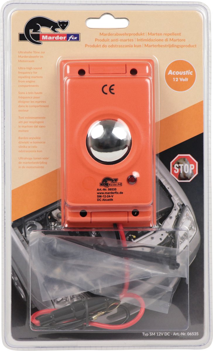Marderfix marten control acoustic 12v - marten repellent