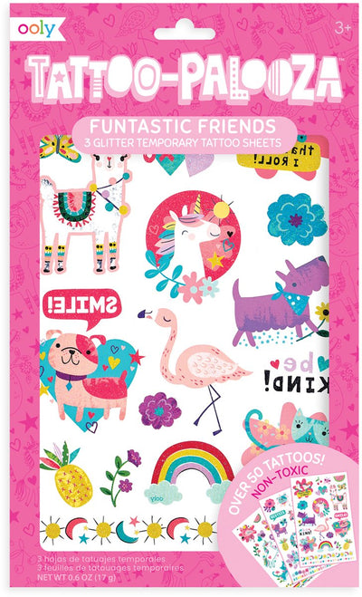 Ooly - tatouage palooza - tatouages temporaires - amis funtastic