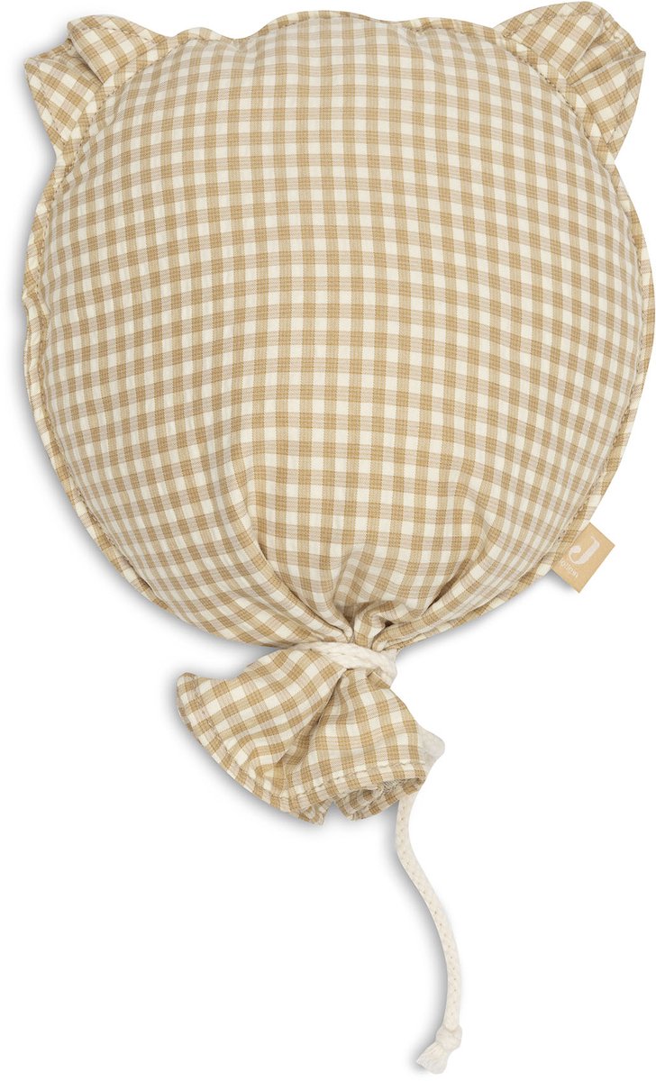 Ours en peluche ballon Jollein - décoration chambre bébé - carreaux