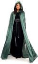 Petites aventures - manteau vert forêt avec capuche - pour adultes - unisexe - 154 cm de long