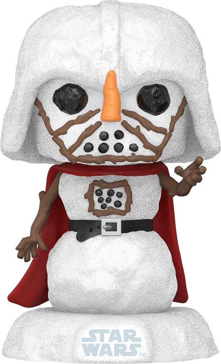 Funko star wars - pop des vacances 2022 ! héros dark vador figurine de collection 9 cm - multicolore