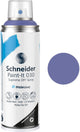 Schneider papeterie schneider bombe aérosol peinture - paint-it 030 - peinture en aérosol bricolage - peinture acrylique - 200 ml - lilas bleu - s-ml-03050023