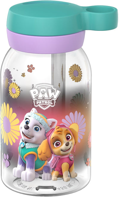 Gourde Mepal avec campus en paille - 450 ml - gourde pour enfants - étanche - couvercle hygiénique à visser - Paw Patrol Girls