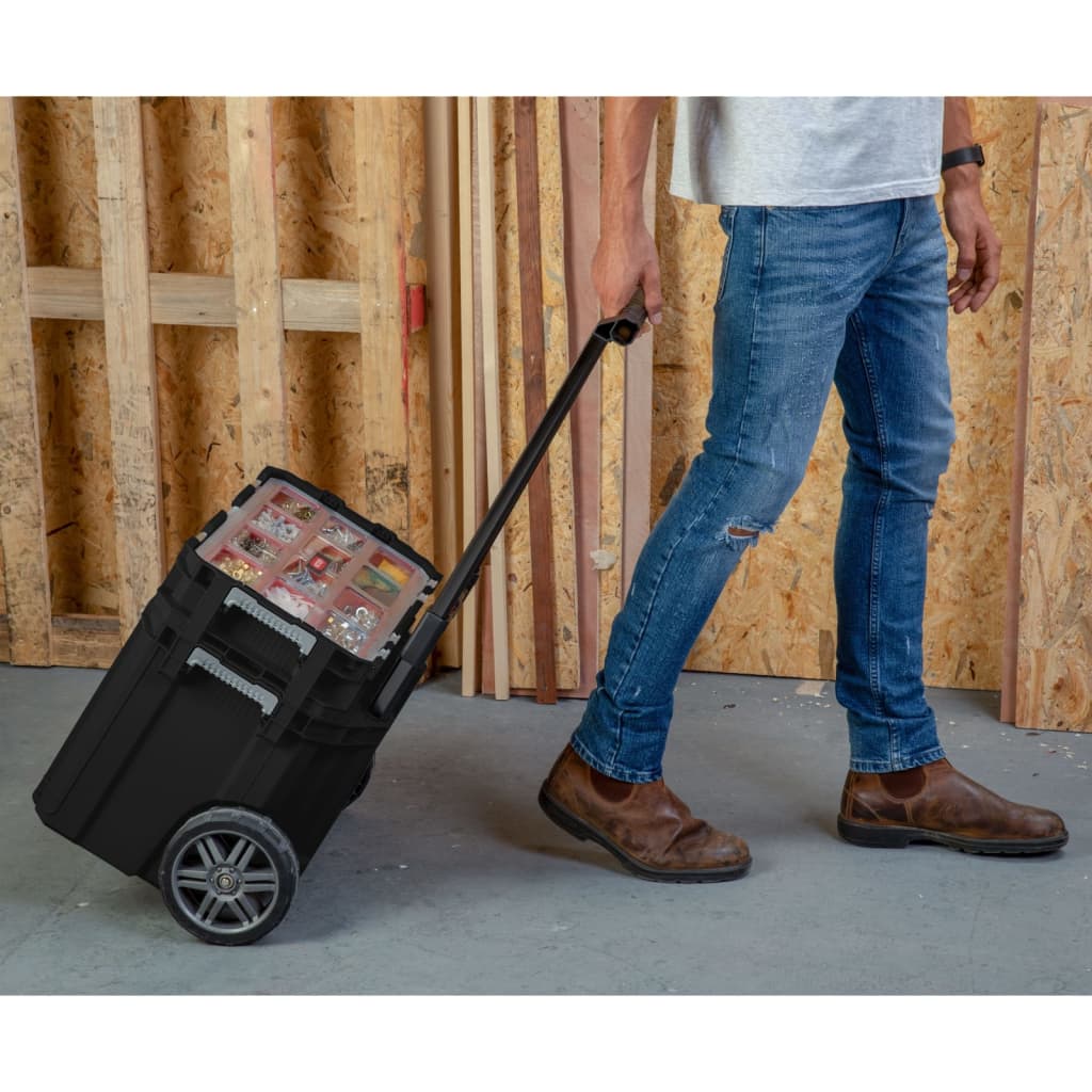 Keter Keter Tool Box Connectez-vous avec l'organisateur Mobile Black