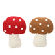 Decoris coussin champignon polyester 37x32x5cm