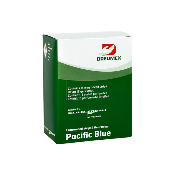 Bandes parfumées Gold-fresh bleu océan pacifique (15 pièces)