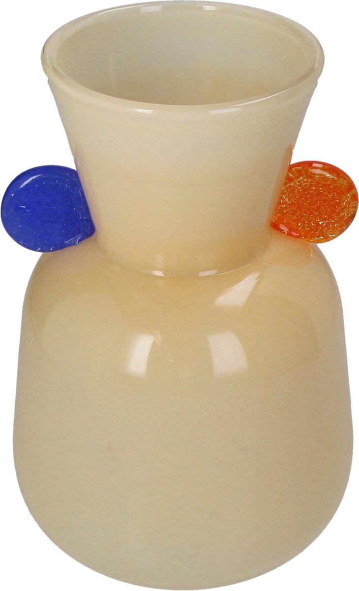 Vase collection Hd verre beige 17,5x16x25cm