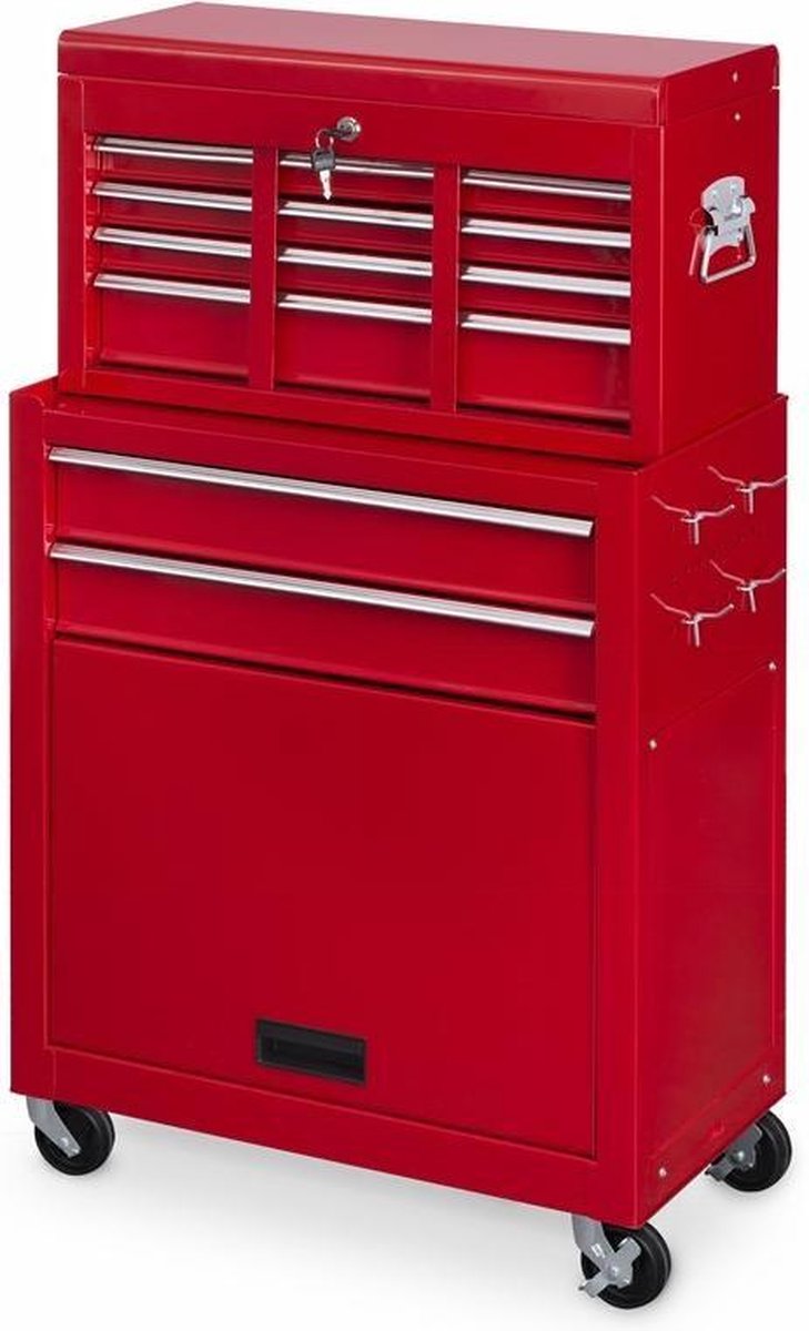 Chariot à outils Kreator krt653002 - avec roulettes - 8 tiroirs