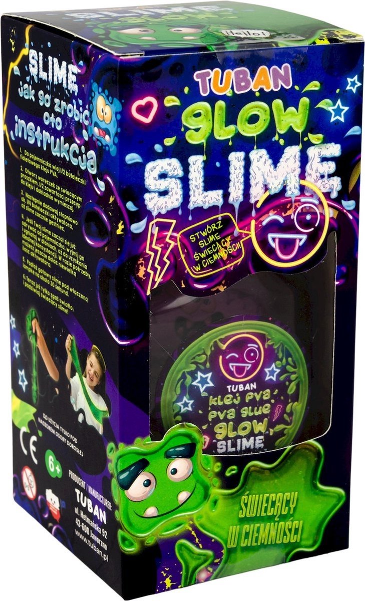 Tuban - kit – diy slime – brille dans le noir