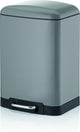 Kela poubelle acier inoxydable gris, 12 l - | davino