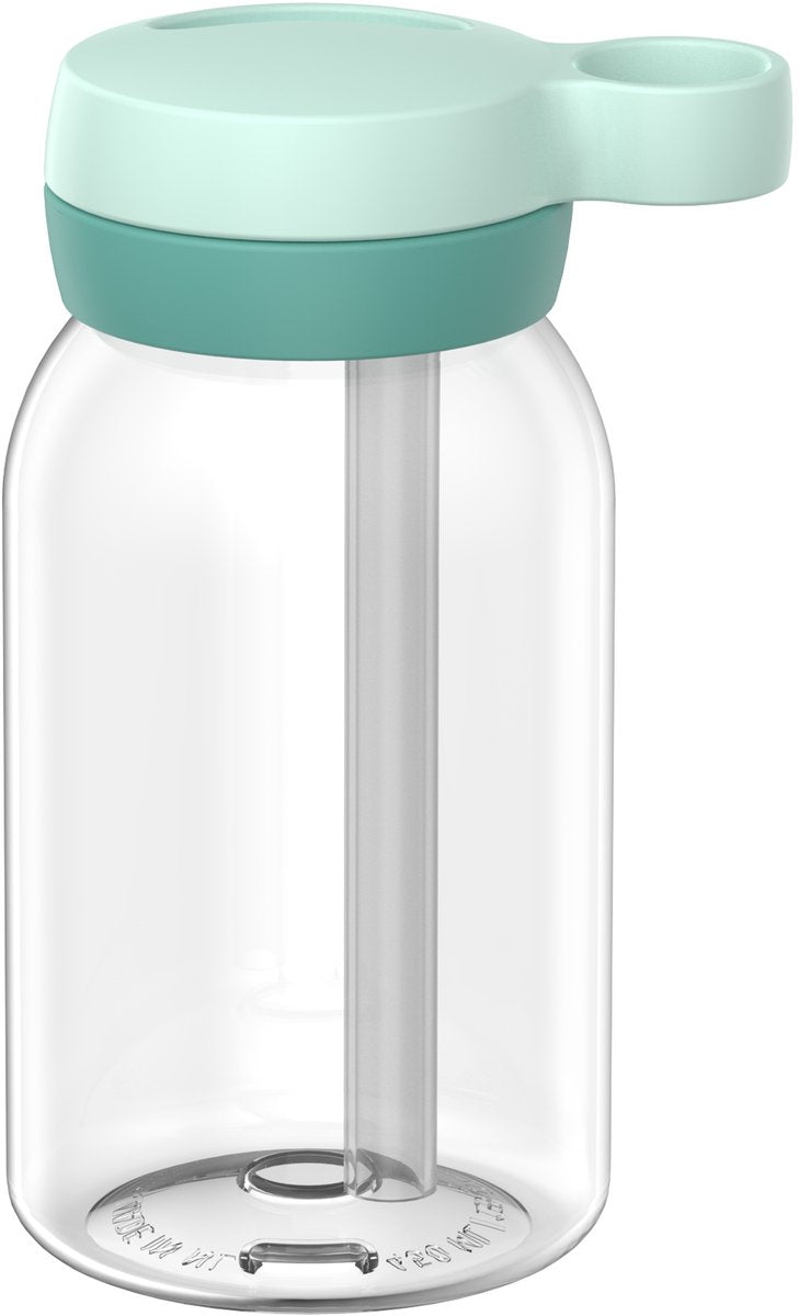 Gourde Mepal avec paille campus - 450 ml - gourde pour enfants - étanche - couvercle hygiénique à visser - menthe fraîche