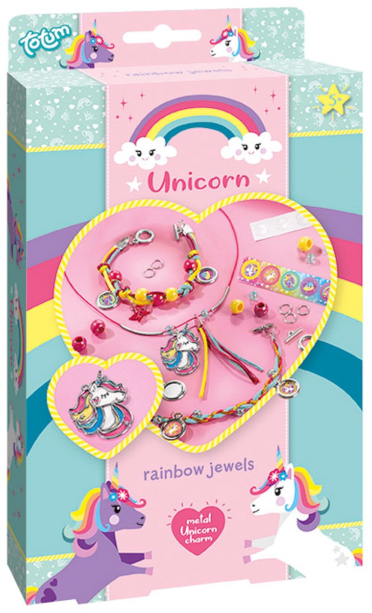 TOTUM UNICORN - Créer des bijoux arc-en-ciel