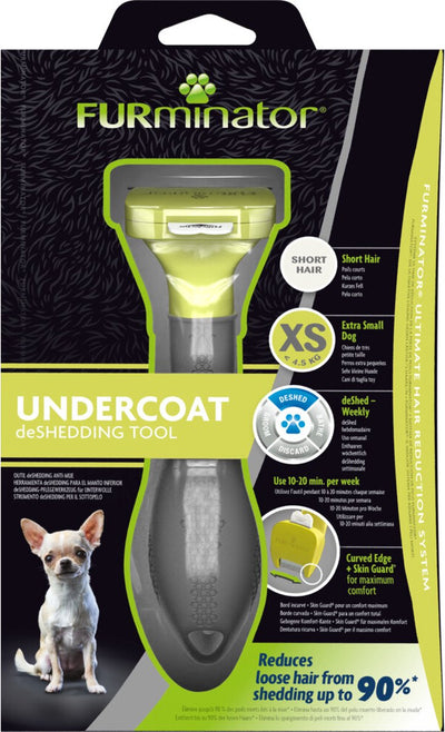 Furminator démêlant sous-poil pour chien xs poils courts