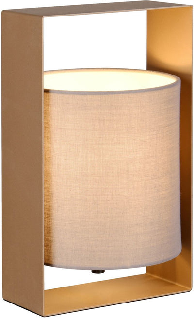Rl live your light reality seau - lampe de table - moka - excl. 1x e27 4,9 w - interrupteur à cordon