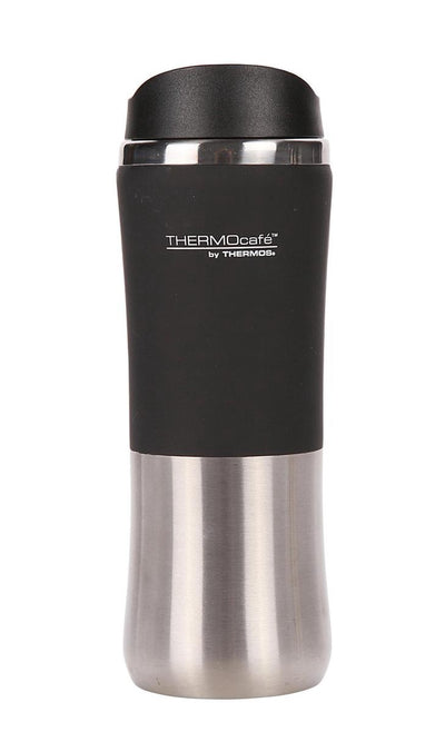 Tasse isotherme thermos - acier inoxydable - 300 ml - argent noir