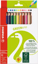 Crayons de couleur stabililo 12 pièces fsc