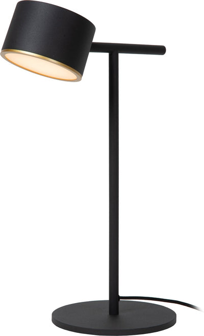 Lucide gian - lampe de table - LED dimmable - 1x9w 2700k - noir
