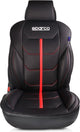 Housse de siège auto Sparco noir rouge - par pièce - coussin de siège auto