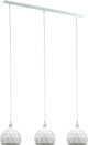 Lampe à suspension Eglo roccaforte - e14 - 75 cm - blanche