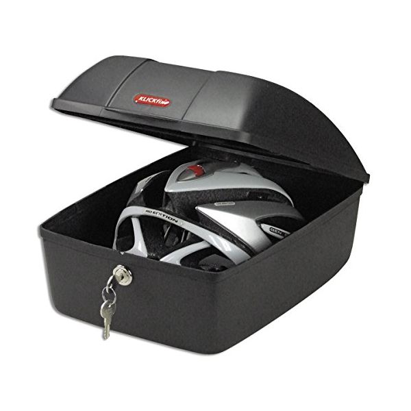 Top case Polisport Luxe avec attache rapide pour porte-bagages - noir