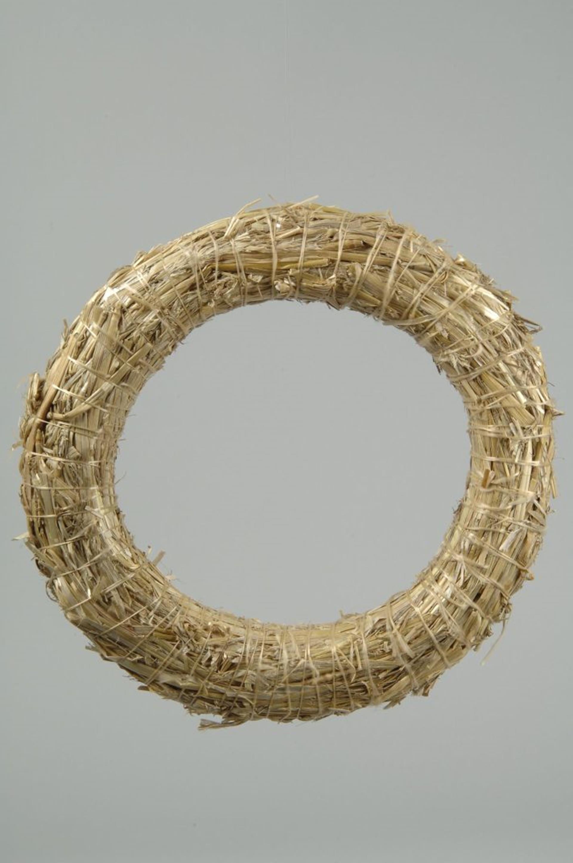 Couronne de paille naturelle HBx 40cm