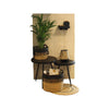 Gerkimex ensemble de paniers 3 pièces anthracite naturel