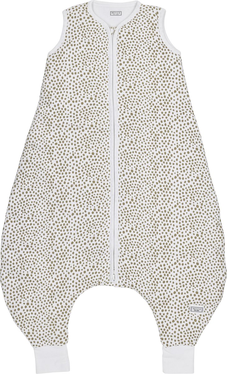 Meyco bébé guépard bébé hiver sommeil salopette pull - taupe - 80 cm - 2,0 tog
