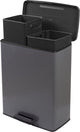 Curver Curver Decobin Duo Poubelle 26 + 26L Cool Grey