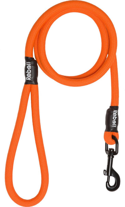Laisse pour chien Rebel petz - orange - l - 12mm x 140cm
