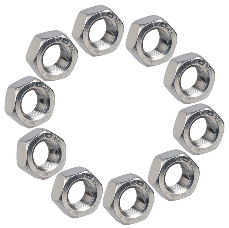 Écrou de moyeu anp sans marque ouvert m12x1 en acier inoxydable zi ds a 10