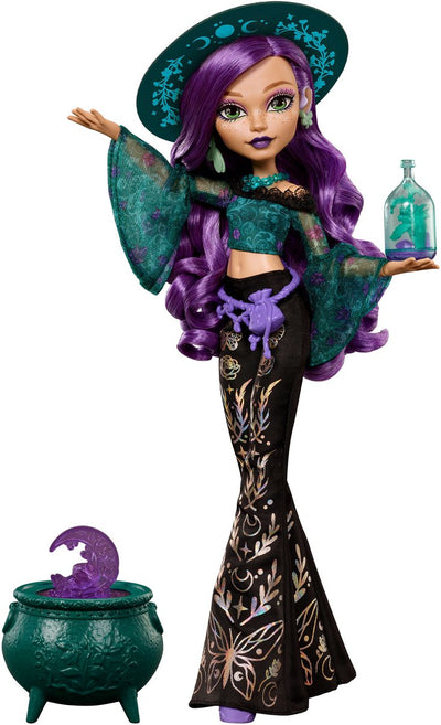 Magie du sort de lune Mattel de Monster High - poupée de mode Willow Thorne - sorcière de la nature avec accessoires