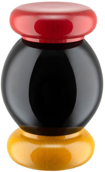 Moulin à poivre Alessi Ball Twergi - es18 - noir - par ettore sotsass