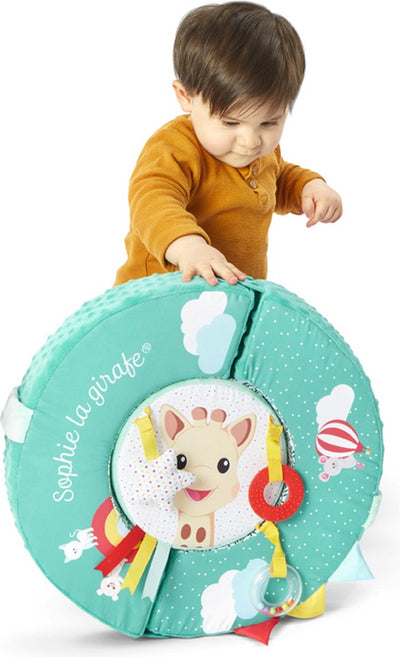 Roue d'activités Sophie la girafe - jouets bébé - développement et stimulation des bébés - dès 6 mois - multicolore