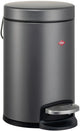 Wesco kosmetik 133 poubelle | poubelle à pédale | 3 litres | métal - graphite mat | poubelle à maquillage
