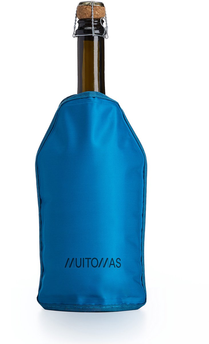 Glacière à bouteille Muitomas glacette - néoprène - compact léger - bleu
