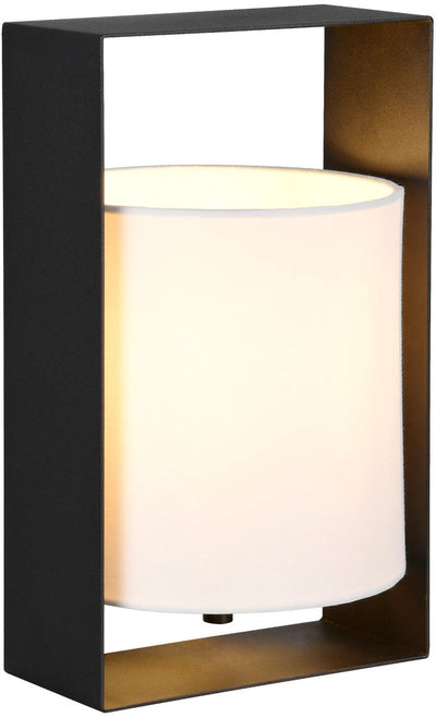 Rl live your light reality seau - lampe de table - noir mat - excl. 1x E27 4,9 W - interrupteur à cordon