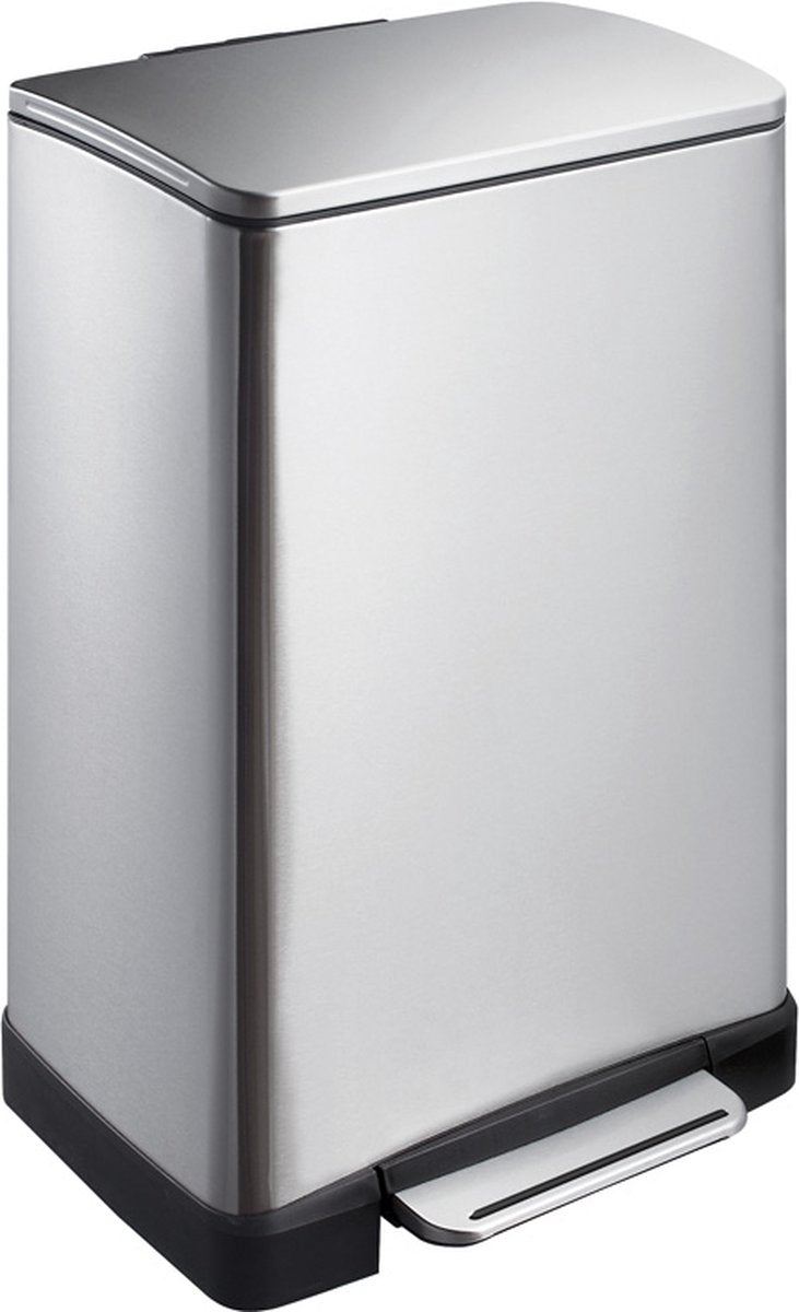 Eko Eko Pedal Bin E-Cube 40 L Matzilverlorig