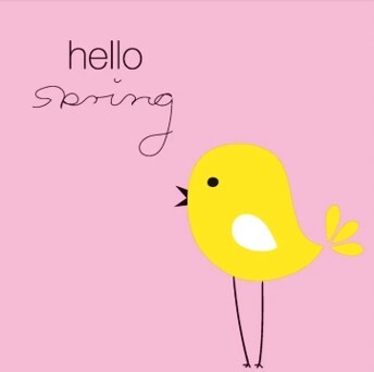Duni Duni Paassevet Hello Spring Rose Jaune 33x33 CM