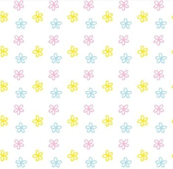 Duni Duni Paassevet Flowers Multi 33x33 cm