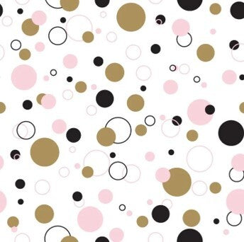 Duni Duni Napkins Splashin Dots 3-LAAGS 33X33