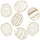 Duni Duni Napkins Golden Eggs 3-LAAGS 33X33CM